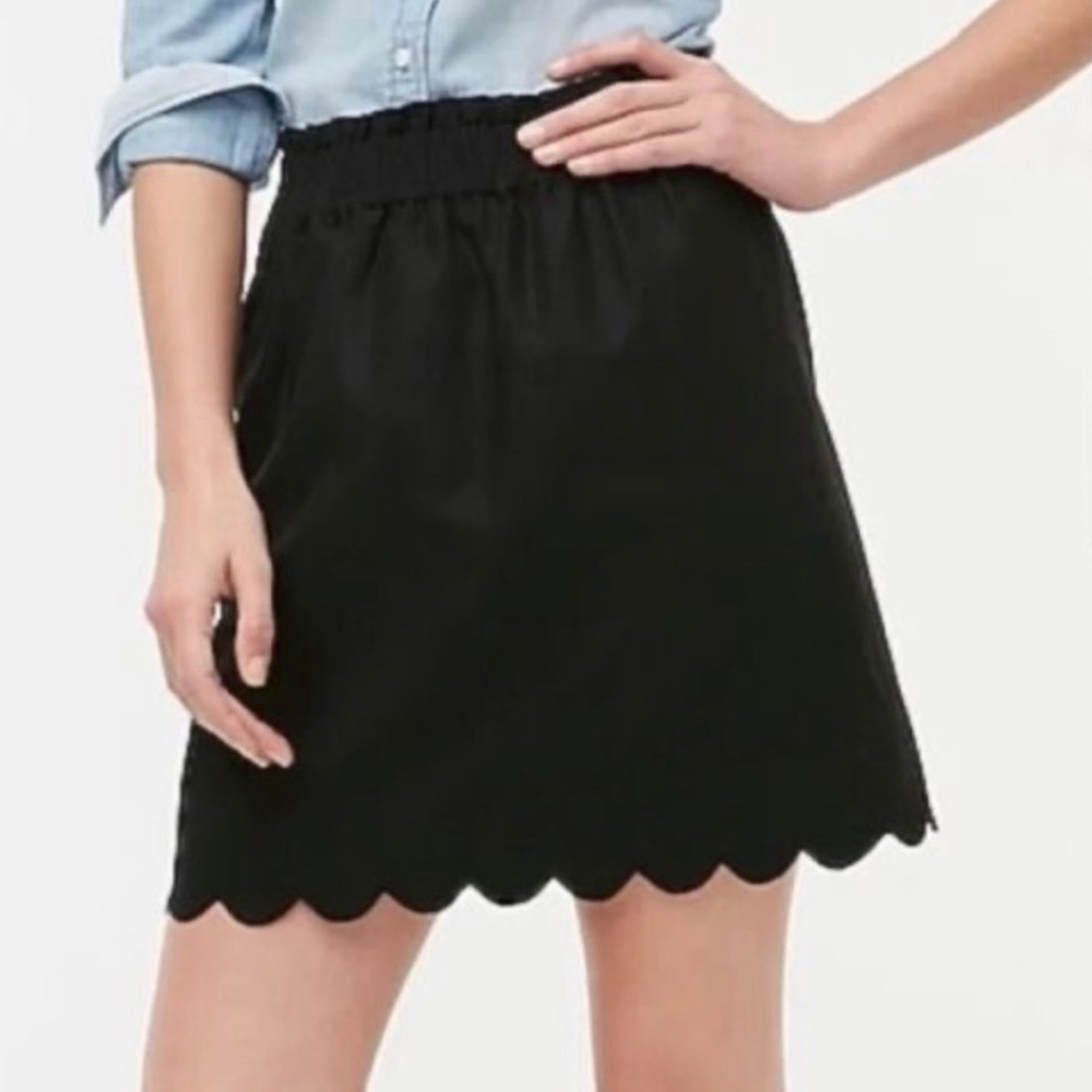 J Crew linen skirt, pull on.